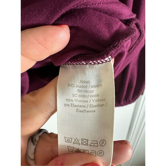 NWT Boden Womens Burgundy Blouse Size 6 - Picture 3 of 4